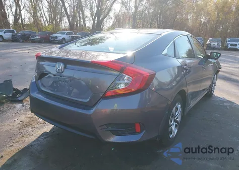 2017 Honda Civic Lx из США, поврежденный, VIN 19XFC2F54HE065789
